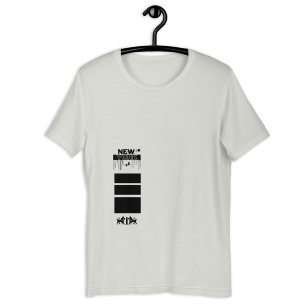 TESORI COLLEZIONI cotton Silver Gray round neck short sleeve lightweight T-shirt